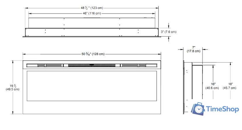 Электрокамин Dimplex Prism 50