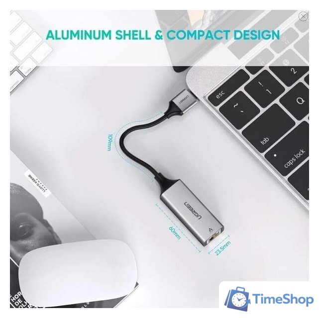 Сетевой адаптер Ugreen CM209 50922 - Изображение №7 — Интернет-магазин Time-Shop