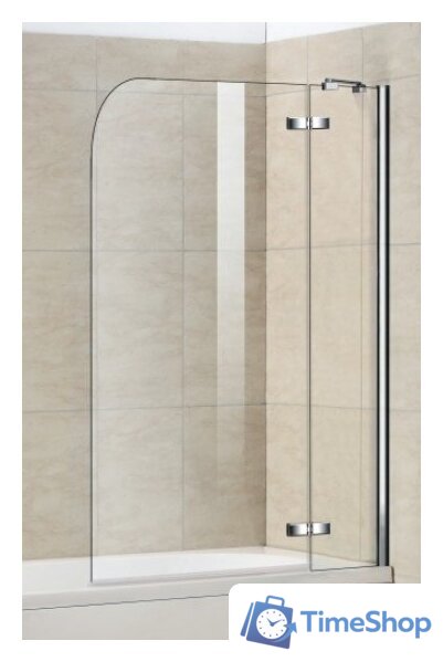 Стеклянная шторка для ванны WeltWasser WW 100D2-100 - Изображение №1 — Интернет-магазин Time-Shop