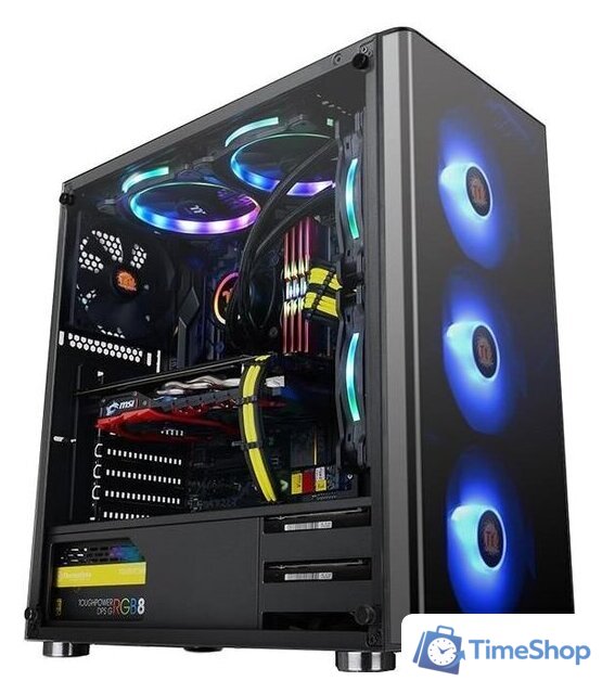 Корпус Thermaltake V200 Tempered Glass RGB Edition CA-1K8-00M1WN-01 - Изображение №1 — Интернет-магазин Time-Shop