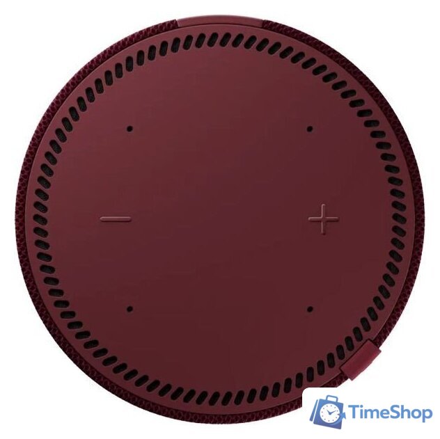 Умная колонка Яндекс Станция Мини 2 с часами (красный гранат) - Изображение №5 — Интернет-магазин Time-Shop