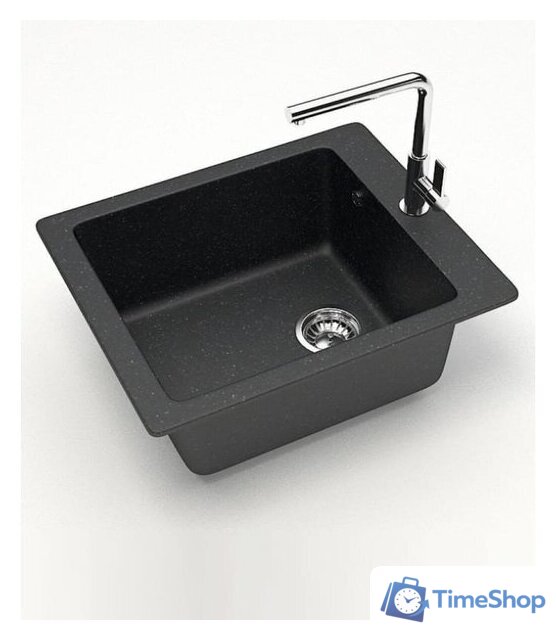 Кухонная мойка Teymi Helmi 50x42 T120104 (черный матовый) - Изображение №2 — Интернет-магазин Time-Shop