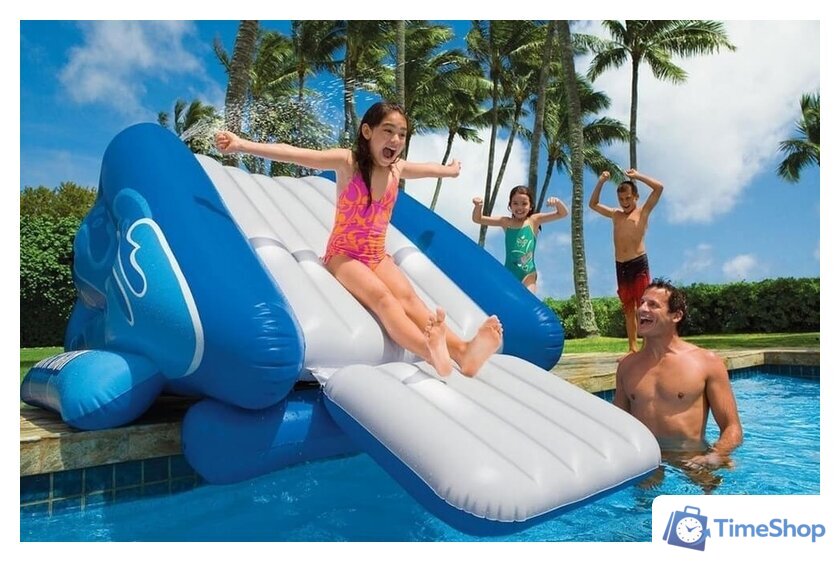 Надувной бассейн Intex Горка 58849 (333x206x117) - Изображение №3 — Интернет-магазин Time-Shop