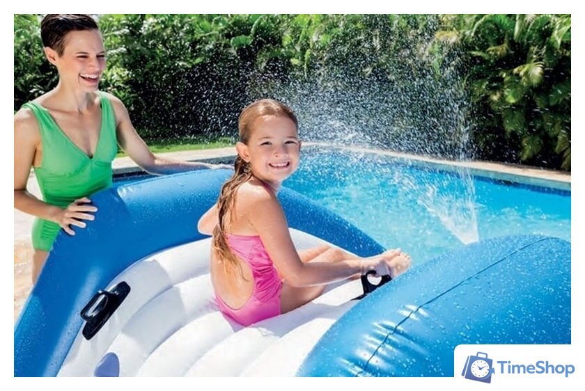 Надувной бассейн Intex Горка 58849 (333x206x117) - Изображение №4 — Интернет-магазин Time-Shop