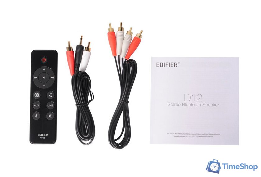 Беспроводная колонка Edifier D12 (коричневый) - Изображение №9 — Интернет-магазин Time-Shop