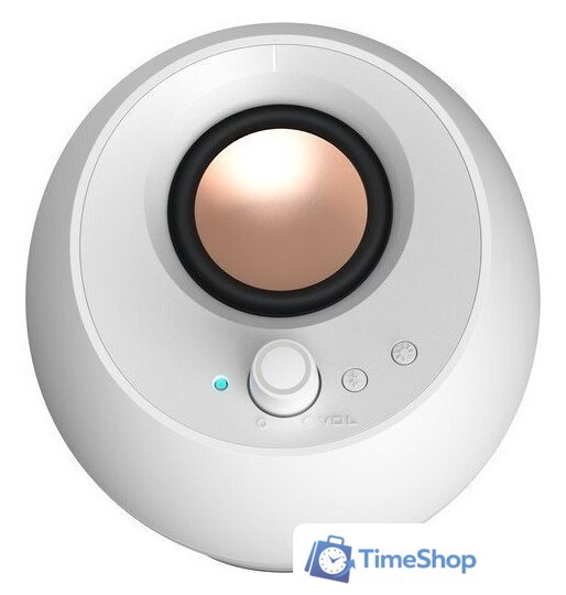 Акустика Creative Pebble Pro (белый) - Изображение №4 — Интернет-магазин Time-Shop