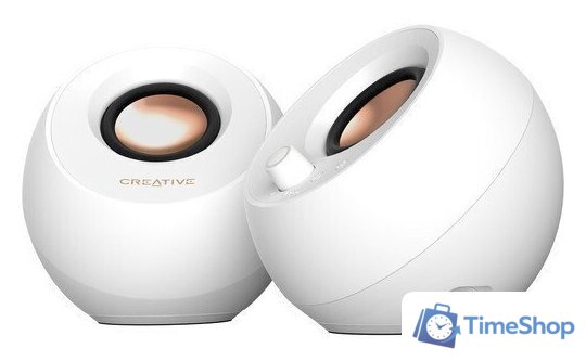 Акустика Creative Pebble Pro (белый) - Изображение №2 — Интернет-магазин Time-Shop