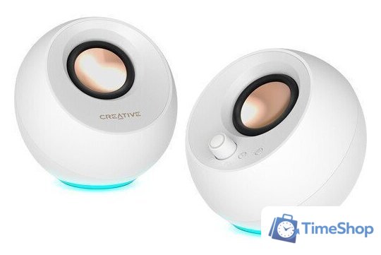 Акустика Creative Pebble Pro (белый) - Изображение №1 — Интернет-магазин Time-Shop