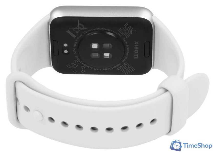 Фитнес-браслет Xiaomi Smart Band 10 Pro M2552B1 (серебристый, со светло-серым силиконовым ремешком, международная версия) - Изображение №6 — Интернет-магазин Time-Shop