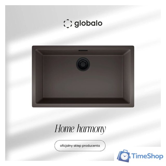 Кухонная мойка Globalo Aurilio 80.1 Dark Chocolate Clean Tech - Изображение №1 — Интернет-магазин Time-Shop