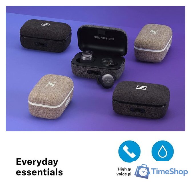 Наушники Sennheiser Momentum True Wireless 3 (черный) - Изображение №5 — Интернет-магазин Time-Shop