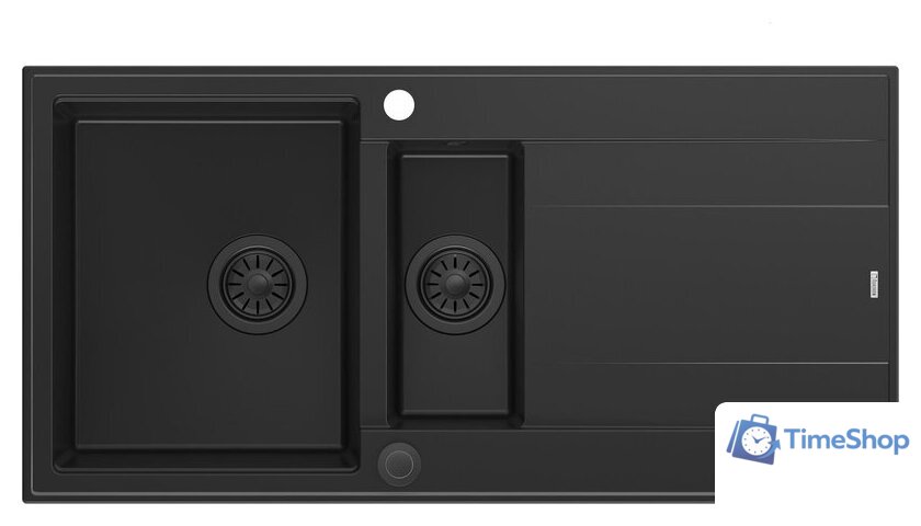 Кухонная мойка Quadron HQE510050U7_BLM_P2O - Изображение №2 — Интернет-магазин Time-Shop
