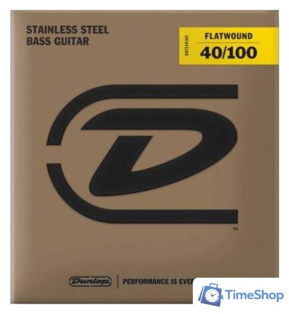 Струны для гитары Dunlop Manufacturing DBFS40100 40-100 - Изображение №1 — Интернет-магазин Time-Shop