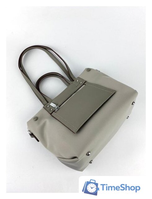 Женская сумка Mironpan 82351 (светло-серый) - Изображение №3 — Интернет-магазин Time-Shop