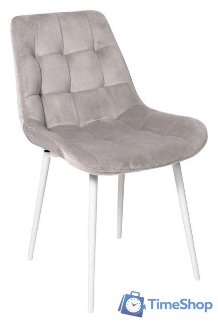 Стул Алвест AV 405 (бежевый бархат Confetti smoke/белый) - Изображение №1 — Интернет-магазин Time-Shop