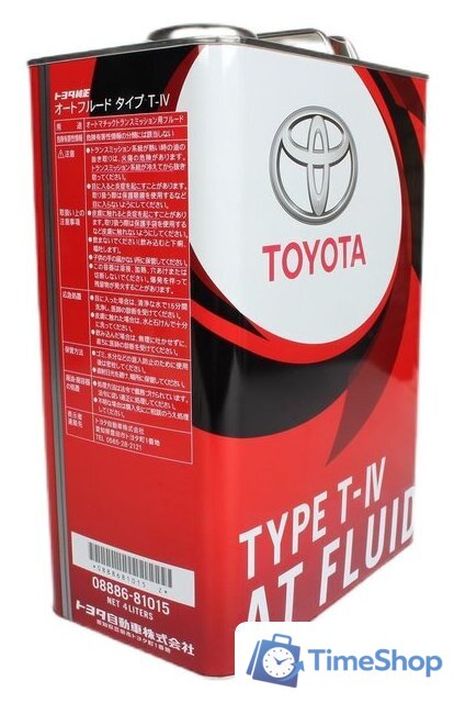 Трансмиссионное масло Toyota ATF Type T-IV (08886-81015) 4л - Изображение №2 — Интернет-магазин Time-Shop