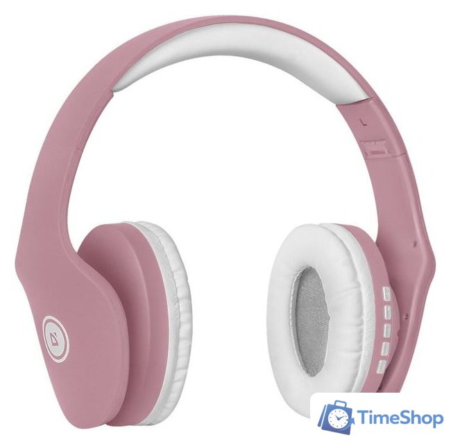 Наушники Defender FreeMotion B525 (розовый/белый) - Изображение №1 — Интернет-магазин Time-Shop