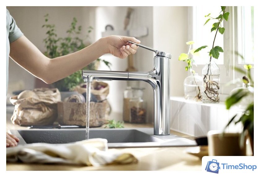 Смеситель Hansgrohe M33 74801000 - Изображение №2 — Интернет-магазин Time-Shop