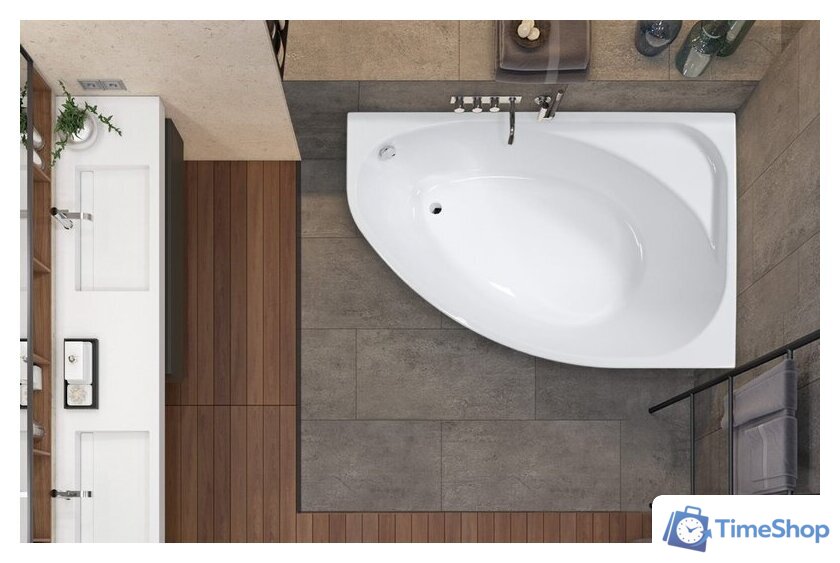 Ванна VagnerPlast Hapi 170x110 (правая) - Изображение №2 — Интернет-магазин Time-Shop