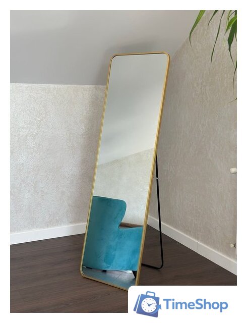 Зеркало EMZE Закругленные углы 45х150 DK0919.AUR (золото) - Изображение №4 — Интернет-магазин Time-Shop