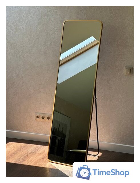 Зеркало EMZE Закругленные углы 45х150 DK0919.AUR (золото) - Изображение №1 — Интернет-магазин Time-Shop