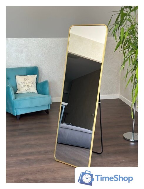 Зеркало EMZE Закругленные углы 45х150 DK0919.AUR (золото) - Изображение №5 — Интернет-магазин Time-Shop