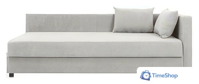 Тахта Krones Эллада (велюр, светло-серый) - Изображение №1 — Интернет-магазин Time-Shop