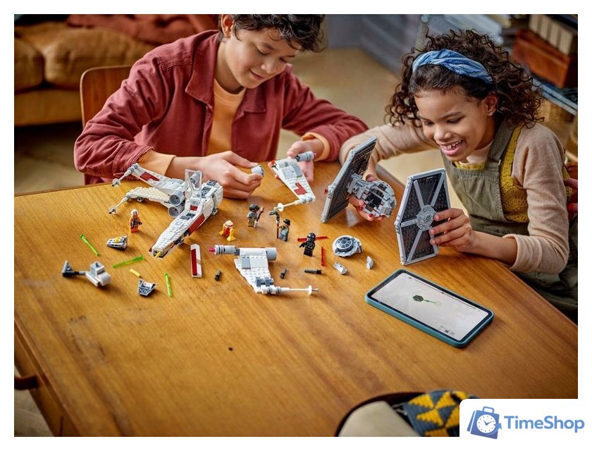 Конструктор LEGO Star Wars 75393 Микс истребителей TIE и X-Wing - Изображение №10 — Интернет-магазин Time-Shop