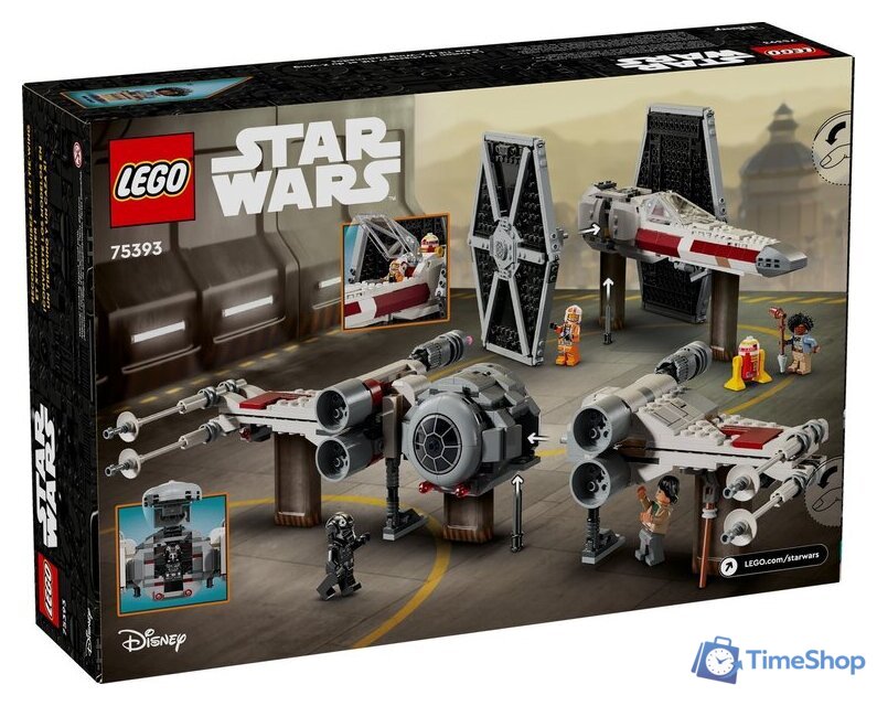Конструктор LEGO Star Wars 75393 Микс истребителей TIE и X-Wing - Изображение №11 — Интернет-магазин Time-Shop