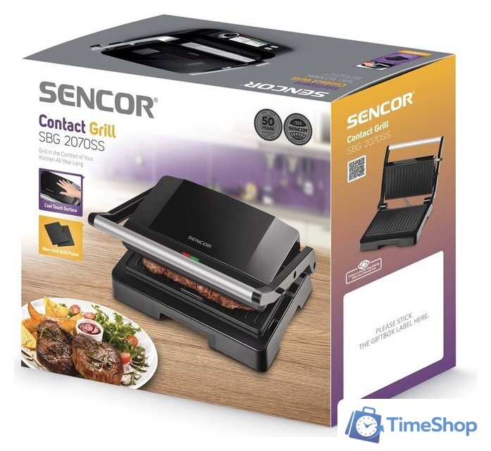 Электрогриль Sencor SBG 2070SS - Изображение №12 — Интернет-магазин Time-Shop