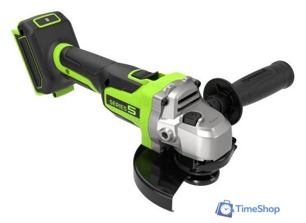 Угловая шлифмашина Greenworks AG590 3201007CUB (с 1-им АКБ, сумка) - Изображение №4 — Интернет-магазин Time-Shop
