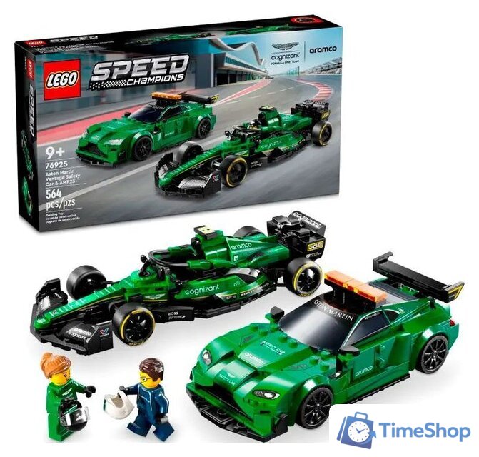Конструктор LEGO Speed Champions 76925 Гоночные автомобили Aston Martin Valkyrie AMR Pro и Aston Martin Vantage GT3 - Изображение №1 — Интернет-магазин Time-Shop