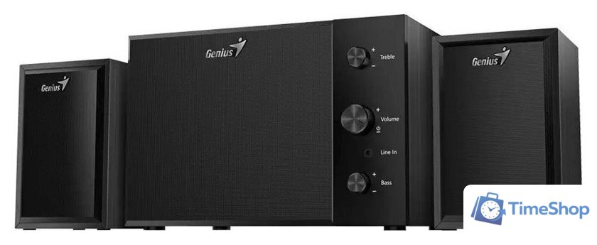 Акустика Genius SW-2.1 350 (черный) - Изображение №1 — Интернет-магазин Time-Shop