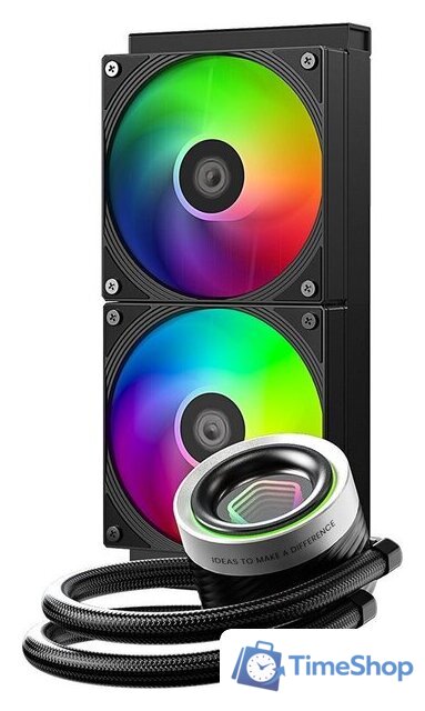Система жидкостного охлаждения для процессора ID-Cooling FX240 INF Black - Изображение №2 — Интернет-магазин Time-Shop