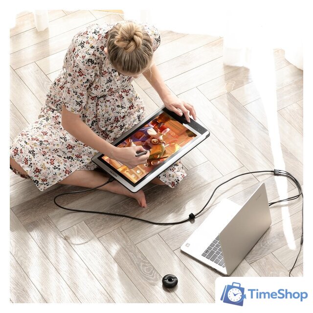 Графический монитор Huion Kamvas 16 - Изображение №7 — Интернет-магазин Time-Shop