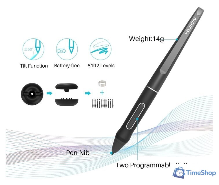 Графический монитор Huion Kamvas 16 - Изображение №3 — Интернет-магазин Time-Shop