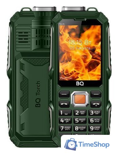 Кнопочный телефон BQ BQ-2835 Torch (зеленый) - Изображение №1 — Интернет-магазин Time-Shop