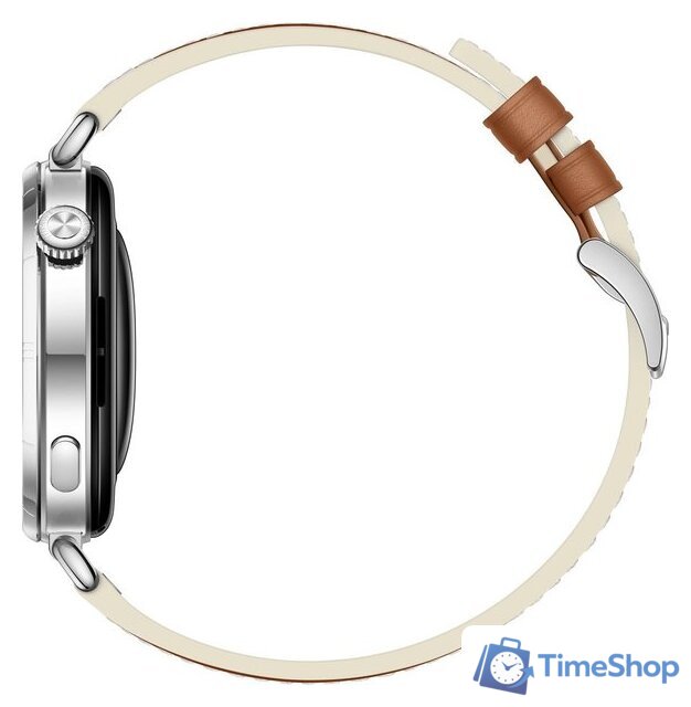 Умные часы Huawei Watch GT 6 41 мм (серебристый, с коричневым кожаным ремешком, международная версия) - Изображение №5 — Интернет-магазин Time-Shop