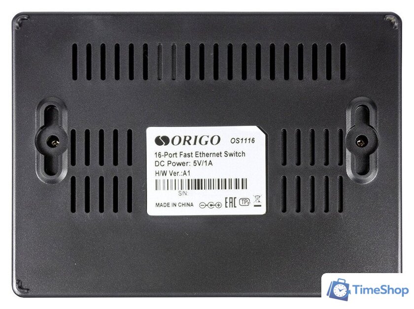 Неуправляемый коммутатор Origo OS1116/A1A - Изображение №5 — Интернет-магазин Time-Shop