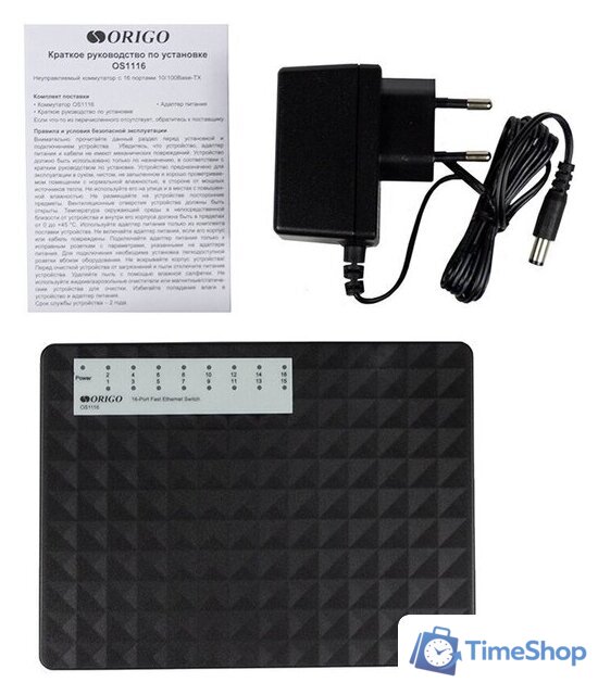 Неуправляемый коммутатор Origo OS1116/A1A - Изображение №6 — Интернет-магазин Time-Shop