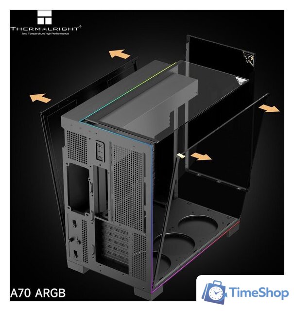 Корпус Thermalright A70 ARGB (черный) - Изображение №5 — Интернет-магазин Time-Shop