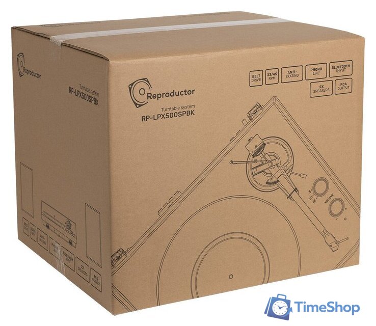 Виниловый проигрыватель Reproductor RP-LPX500SP (черный) - Изображение №11 — Интернет-магазин Time-Shop