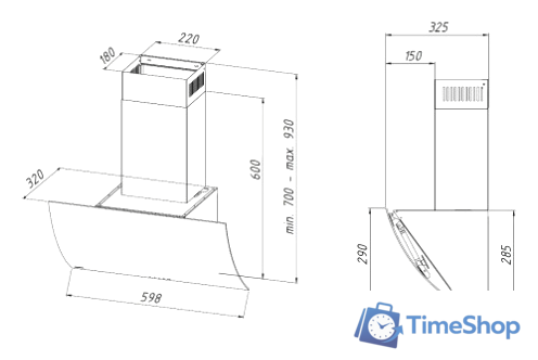 Кухонная вытяжка Akpo Clarus eco 60 WK-4 (белый) - Изображение №2 — Интернет-магазин Time-Shop