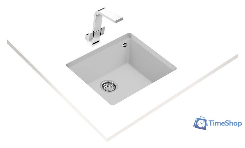 Кухонная мойка TEKA Square 50.40 TG (арктический белый) - Изображение №2 — Интернет-магазин Time-Shop