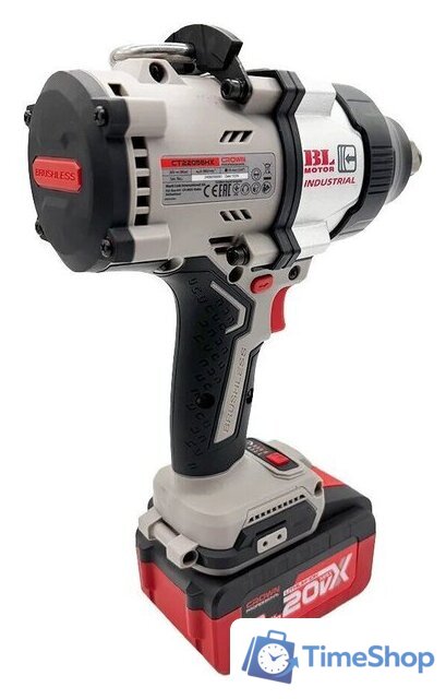 Гайковерт Crown CT22056HX-8SC4 BMC (с 1-им АКБ, кейс) - Изображение №3 — Интернет-магазин Time-Shop