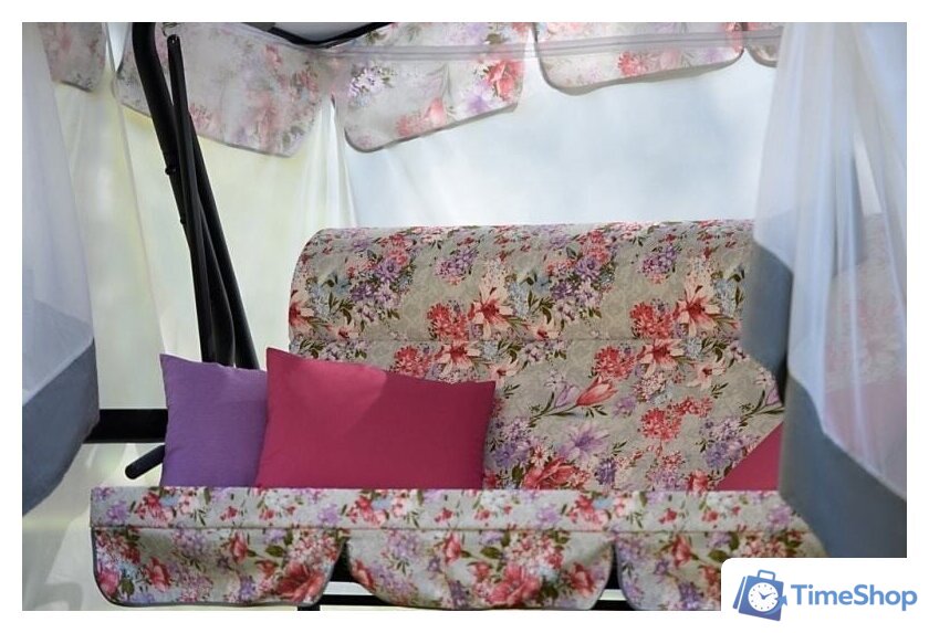 Садовые качели Olsa Турин премиум FLower с1202 - Изображение №4 — Интернет-магазин Time-Shop