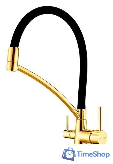 Смеситель Paulmark Siegen Si213111-BG (золото/брашированное золото) - Изображение №1 — Интернет-магазин Time-Shop