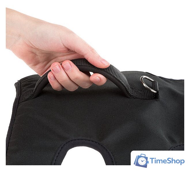 Шлея Ferplast Ergotrekking XL 75467152 (XL, черный) - Изображение №4 — Интернет-магазин Time-Shop