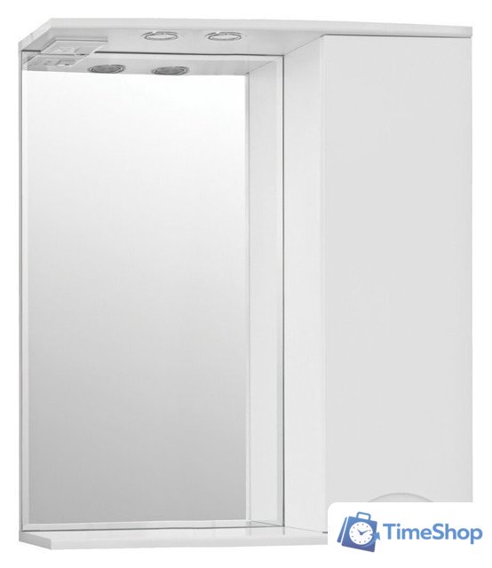  Style Line Шкаф с зеркалом Жасмин 70 (с подсветкой) - Изображение №1 — Интернет-магазин Time-Shop