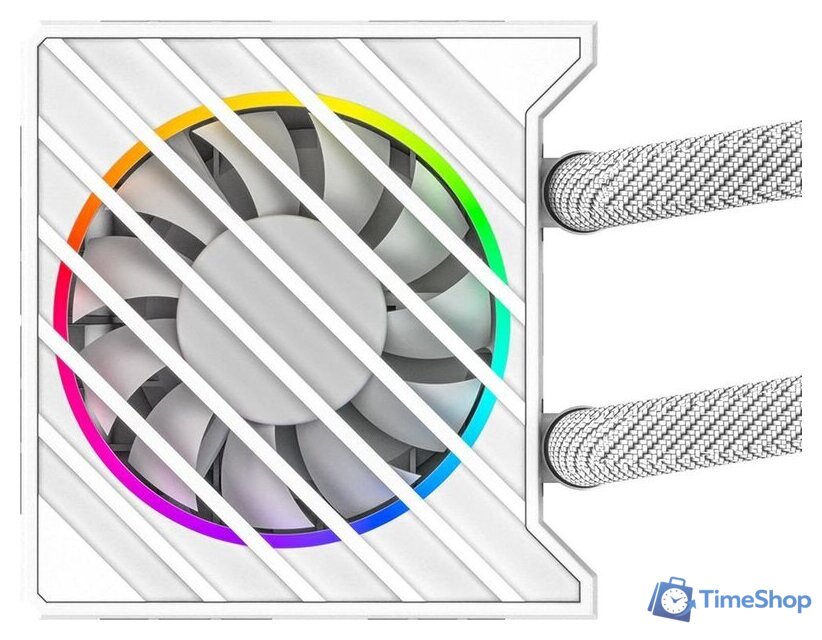 Система жидкостного охлаждения для процессора ID-Cooling DashFlow 360 XT Lite White - Изображение №7 — Интернет-магазин Time-Shop